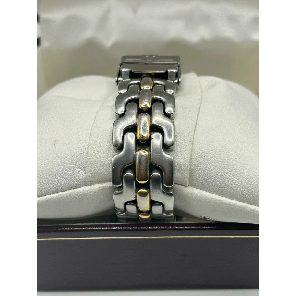 Vintage Wittnauer TT  Longlife 100m‎ Time Date Quartz Two Tone Men Watch W Box